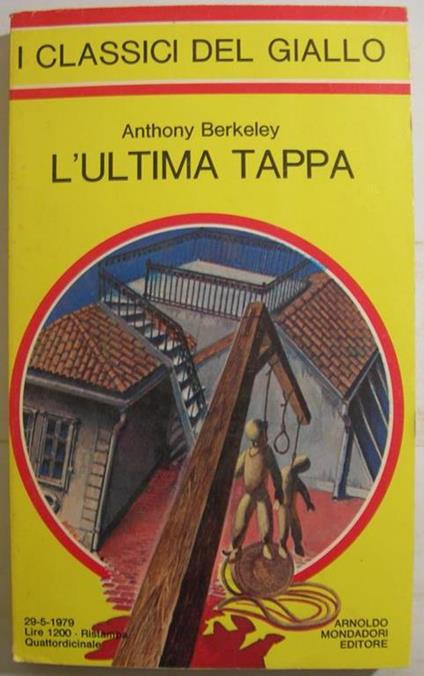 L' ultima tappa - Anthony Berkeley - copertina