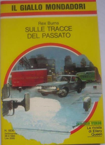 Sulle tracce del passato - Rex Burns - copertina