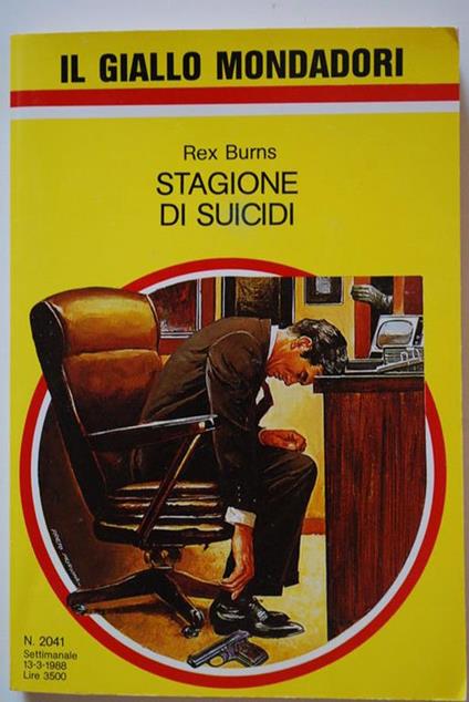 Stagione di suicidi - Rex Burns - copertina