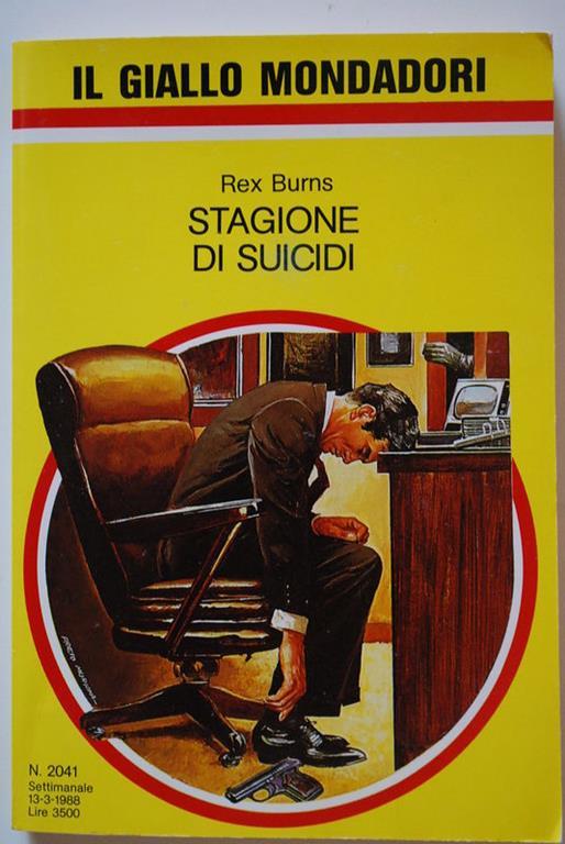 Stagione di suicidi - Rex Burns - copertina