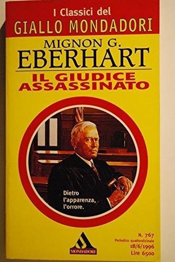 Il giudice assassinato - Mignon G. Eberhart - copertina