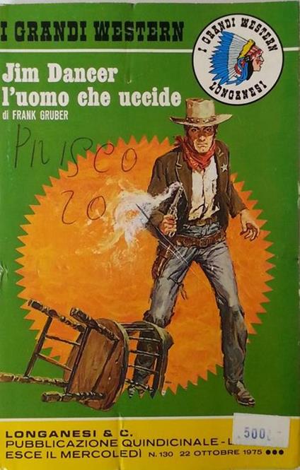 Jim Dancer l'uomo che uccide - Frank Gruber - copertina