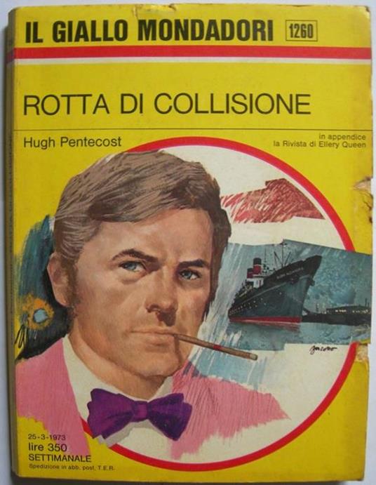 Rotta di collisione - Hugh Pentecost - copertina