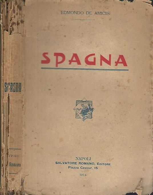Spagna - Edmondo De Amicis - copertina