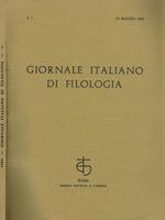 Giornale Italiano Di Filologia N.1 Anno L