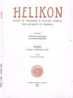 Helikon. Rivista Di Tradizione E Cultura Classica Dell'Università Di Messina. Indici I (1961)-Xxxviii (1988)