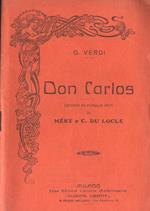 Don Carlos. Opera in cinque atti