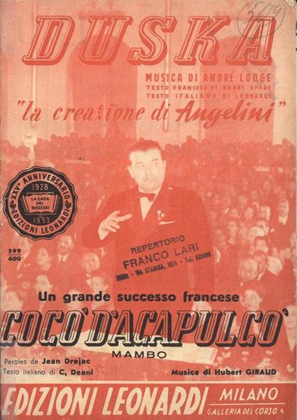 Duska - Cocò d' Acapulcò - copertina