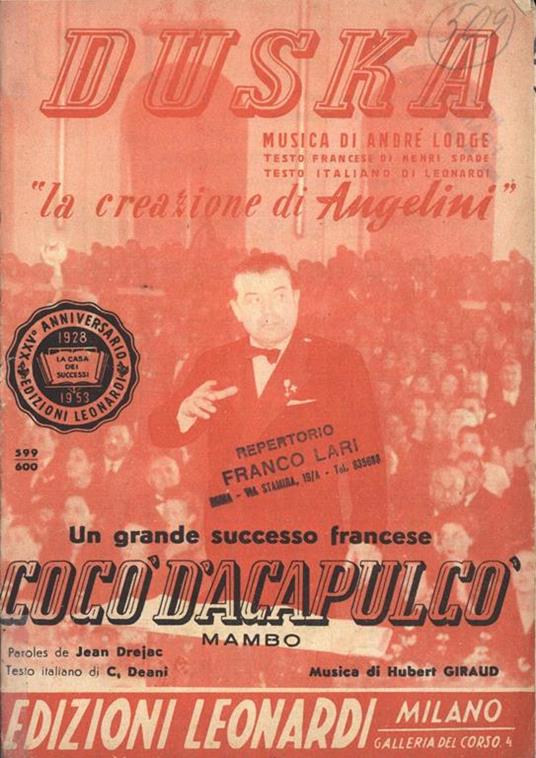 Duska - Cocò d' Acapulcò - copertina