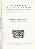 La Ricerca Sul Xviii Secolo. Un panorama internazionale