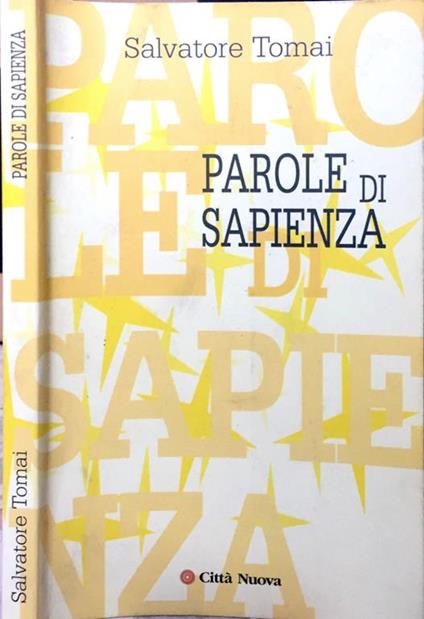 Parole di sapienza - copertina