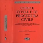 Codice civile e di procedura penale. Costituzione della Repubblica. Disposizioni di attuazione e transitorie. 100 leggi speciali