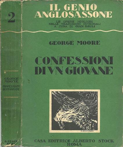Confessioni Di Un Giovane - George Moore - copertina