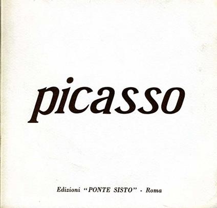 Picasso - Christian Zervos - copertina