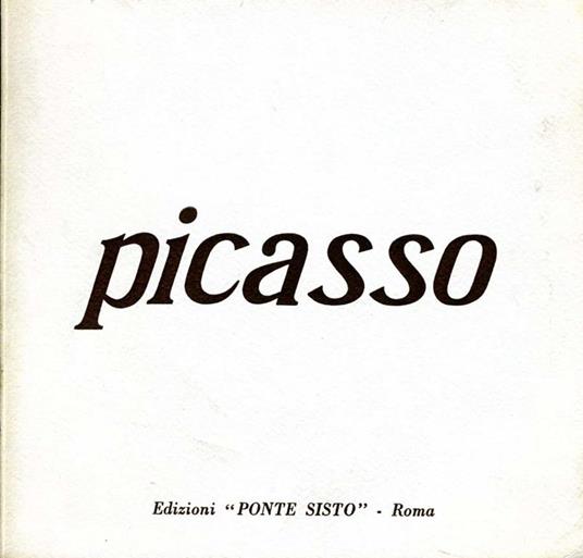 Picasso - Christian Zervos - copertina