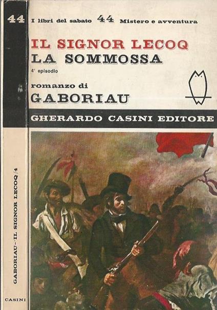 Il signor Lecoq, La sommossa. 4° Episodio - Émile Gaboriau - copertina