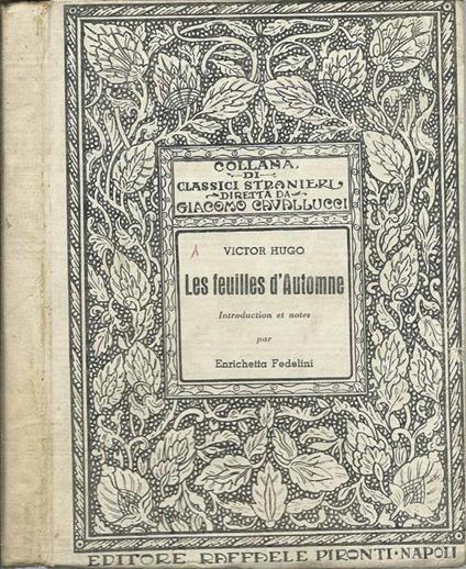 Les Feuilles D'Automne - Victor Hugo - copertina