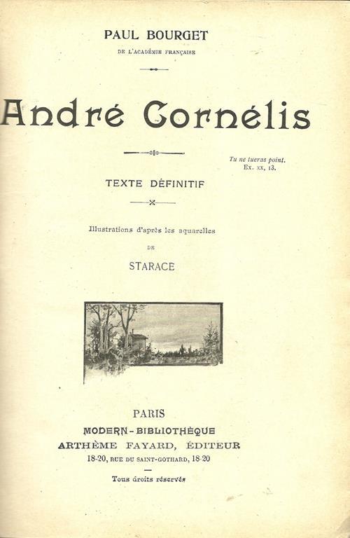Andre' Cornelis, Amour D'Automne, Le Testament Vole', Il Conquistatore Del Nord, Le Avventure Del Falsario - copertina