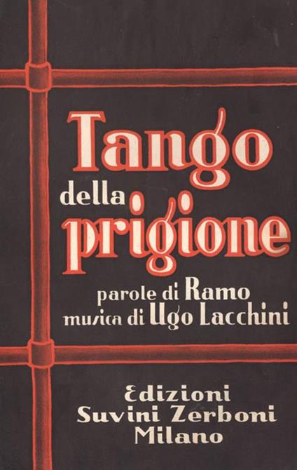 Tango della prigione - Ugo Lacchini - copertina