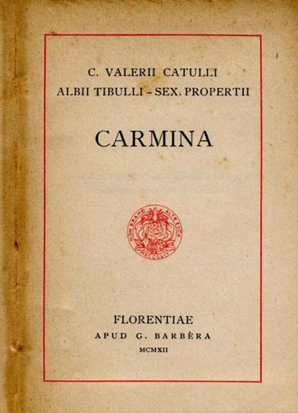 Carmina - copertina