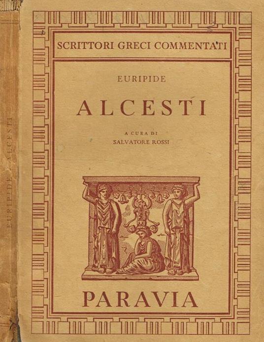 Alcesti - Euripide - copertina