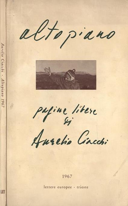 Altopiano. pagine libere - copertina