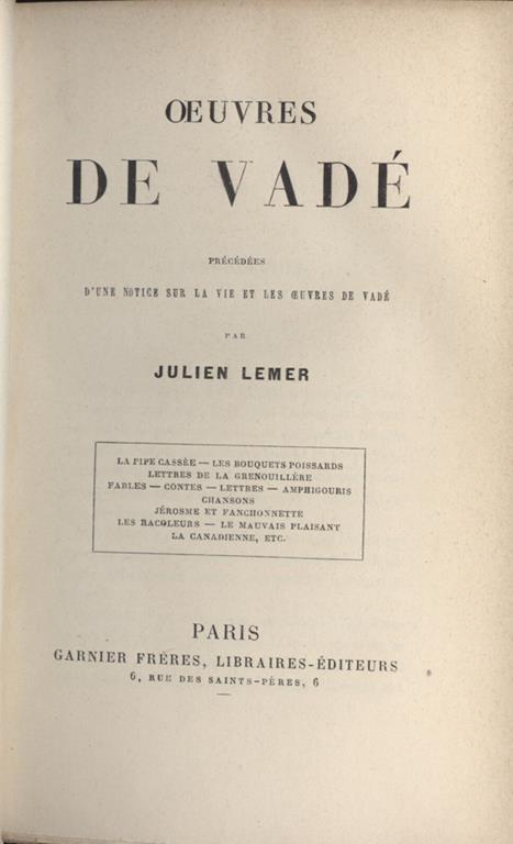 Oeuvres - Carlo Jean - copertina