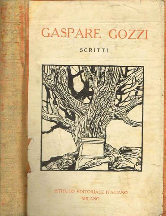 Scritti - Gaspare Gozzi - copertina
