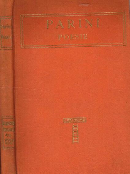 Poesie - Giuseppe Parini - copertina