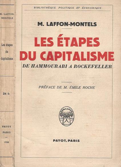 Les etapes du capitalisme. De Hammourabi a rockfeller - copertina