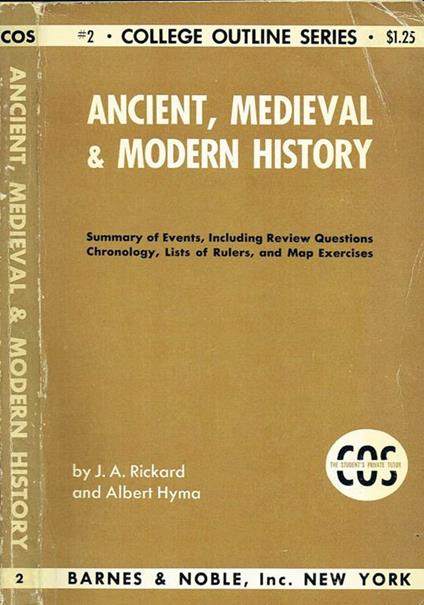 Ancient, Medieval & Modern History Vol. 2 - copertina