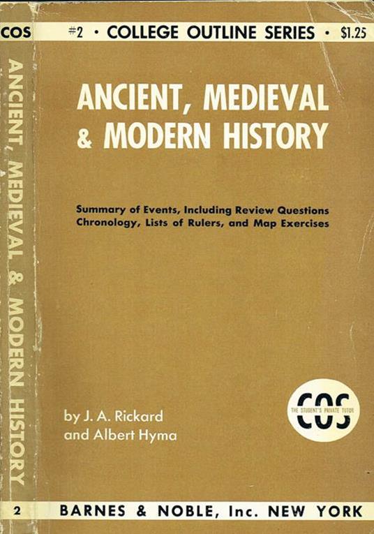 Ancient, Medieval & Modern History Vol. 2 - copertina