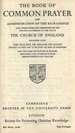 The book of common prayer. and the adminstration of the Sacraments