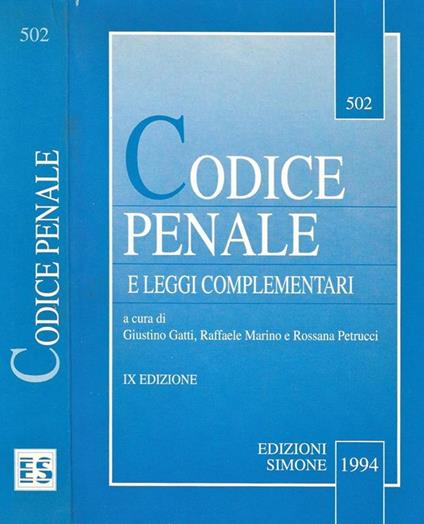 Codice Penale e Leggi Complementari - copertina