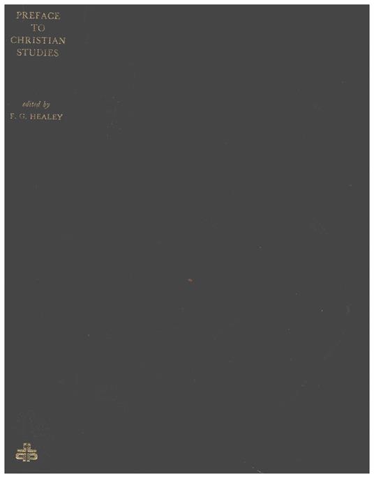 Preface to Christian Studies - copertina