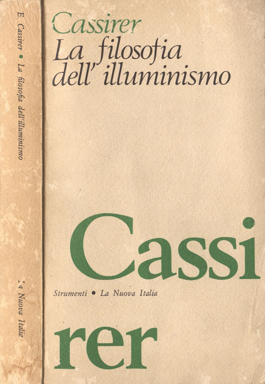 La filosofia dell' illuminismo - Ernst Cassirer - copertina