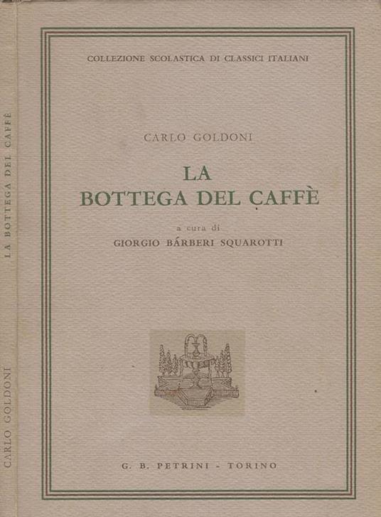 La bottega del caffè - Carlo Goldoni - copertina