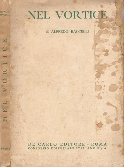 Nel vortice - Alfredo Baccelli - copertina