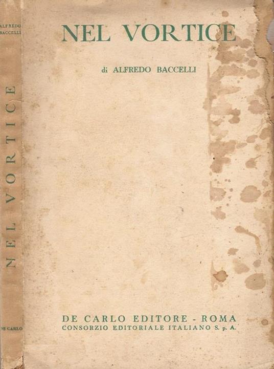 Nel vortice - Alfredo Baccelli - copertina