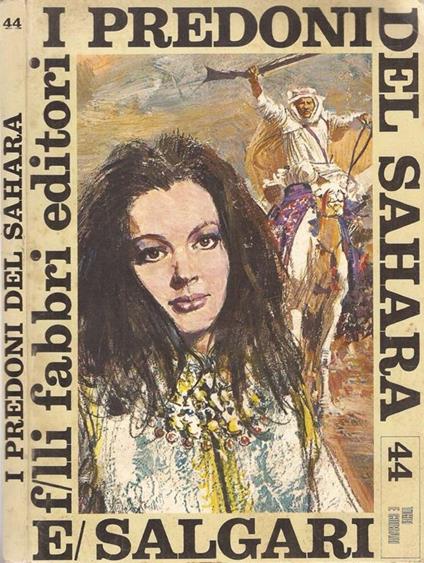 I predoni del Sahara - Emilio Salgari - copertina
