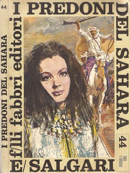 I predoni del Sahara - Emilio Salgari - copertina