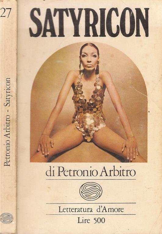 Satyricon - Arbitro Petronio - copertina