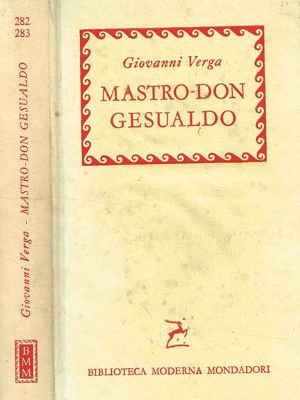 Mastro-Don Gesualdo - Giovanni Verga - copertina