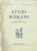 Studi Romani. Rivista Trimestrale Dell'Istituto Di Studi Romani Anno Xvii N.4