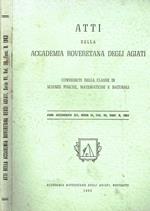 Atti Della Accademia Roveretana Degli Agiati Contributi Della Classe Di Scienze Fisiche, Matematiche E Naturali. Anno Accademico 212 Serie Vi Vol.Iii Fasc.B 1963