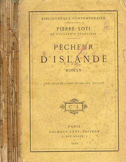Pecheur D'Islande - Pierre Loti - copertina