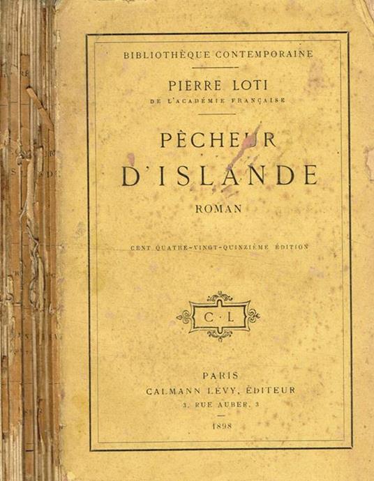 Pecheur D'Islande - Pierre Loti - copertina