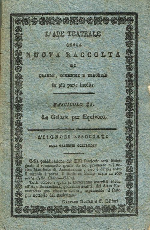 Le Gelosie Per Equivoco Commedia In Tre Atti - Giovanni Giraud - copertina