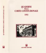 Quaderni della Corte Costituzionale 1993. I e II semestre