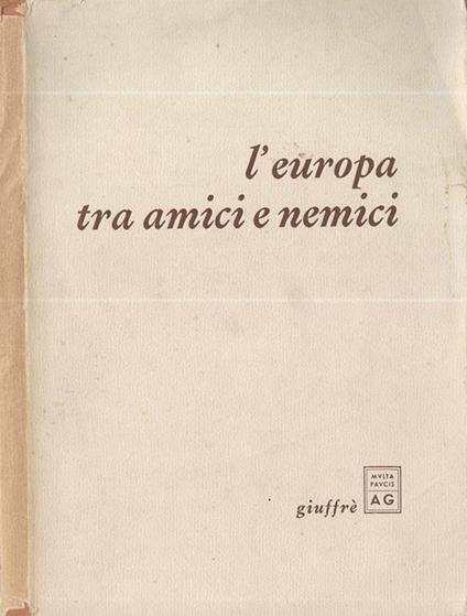 L' Europa tra amici e nemici - copertina